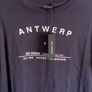 Raf simons black shirt